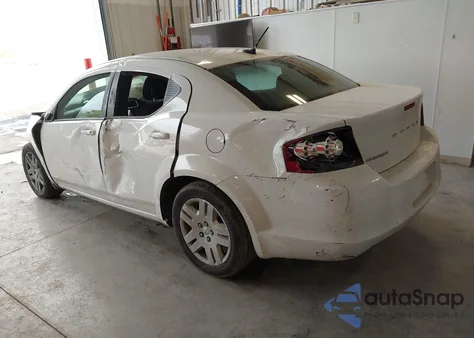 2014 Dodge Avenger Se из США, поврежденный, VIN 1C3CDZAB1EN190637